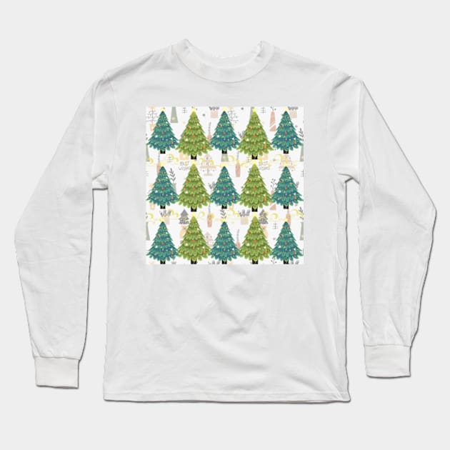 Oh Christmas Tree Long Sleeve T-Shirt by dkid